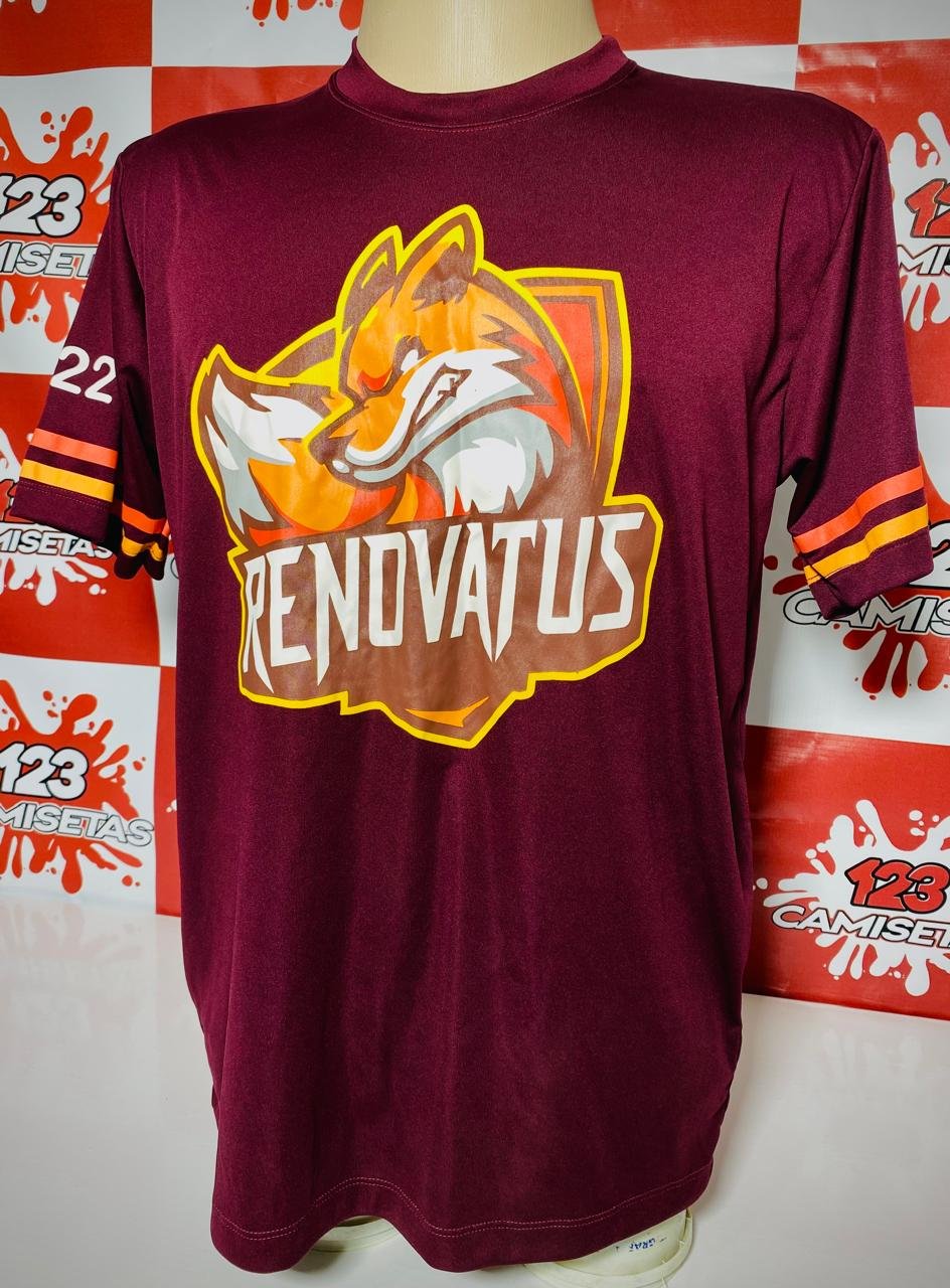 Camiseta em malha PV personalizada
